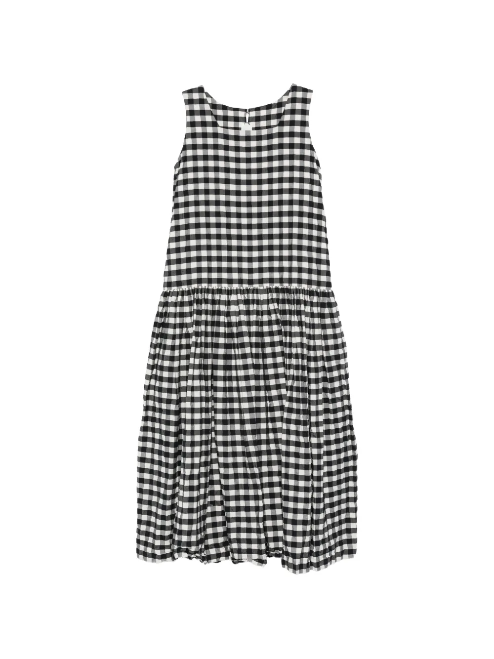 Ricorrrobe gingham dress - Nero