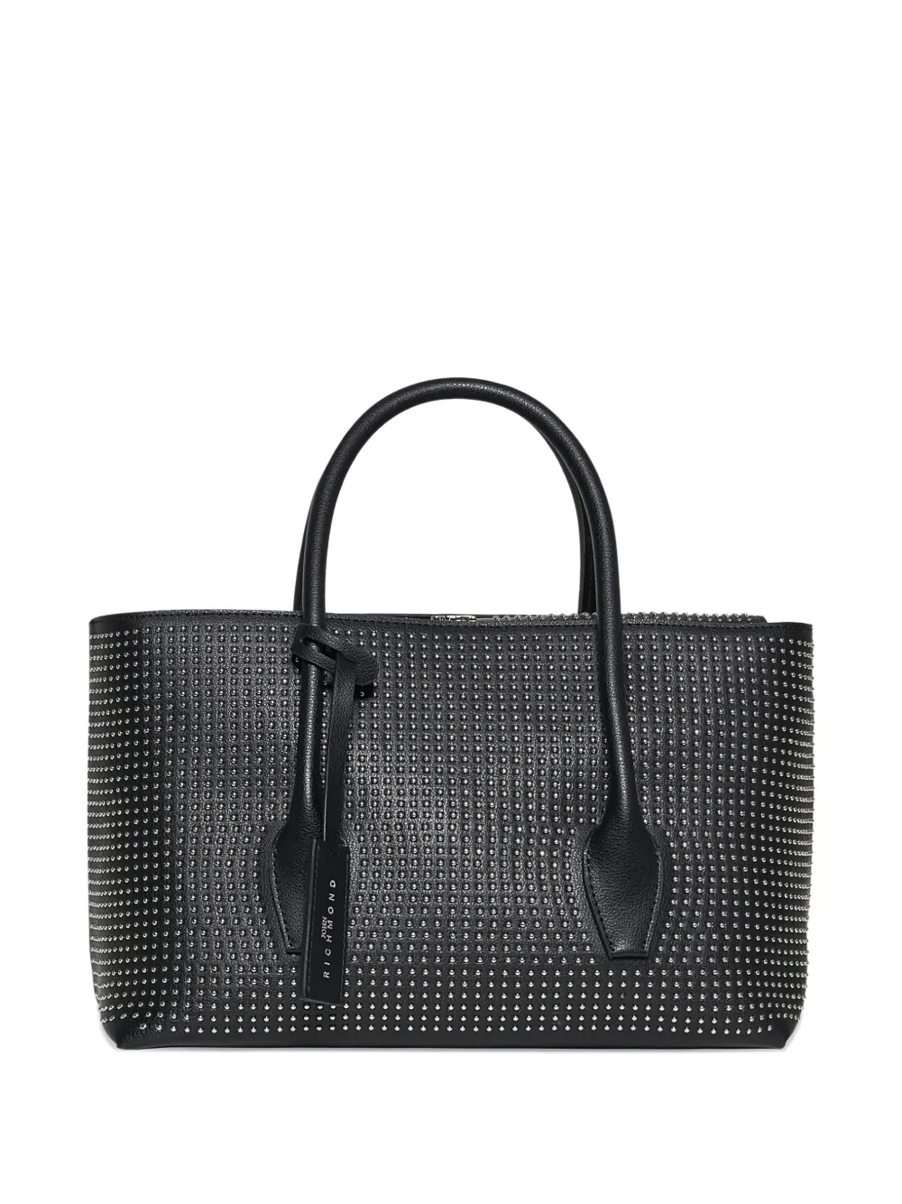 John Richmond Borsa tote con borchie - Nero