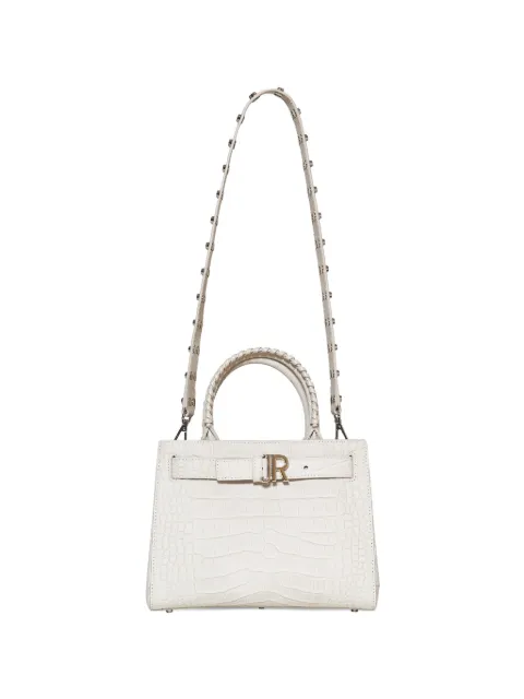 John Richmond croc-effect studded tote bag