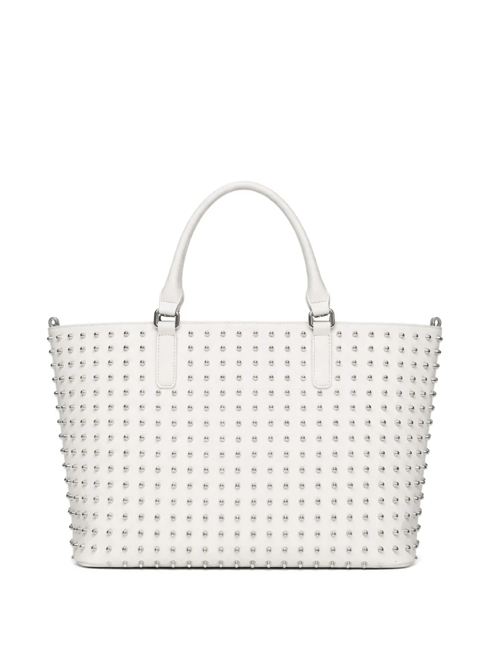 John Richmond Shopper verfraaid met studs Wit