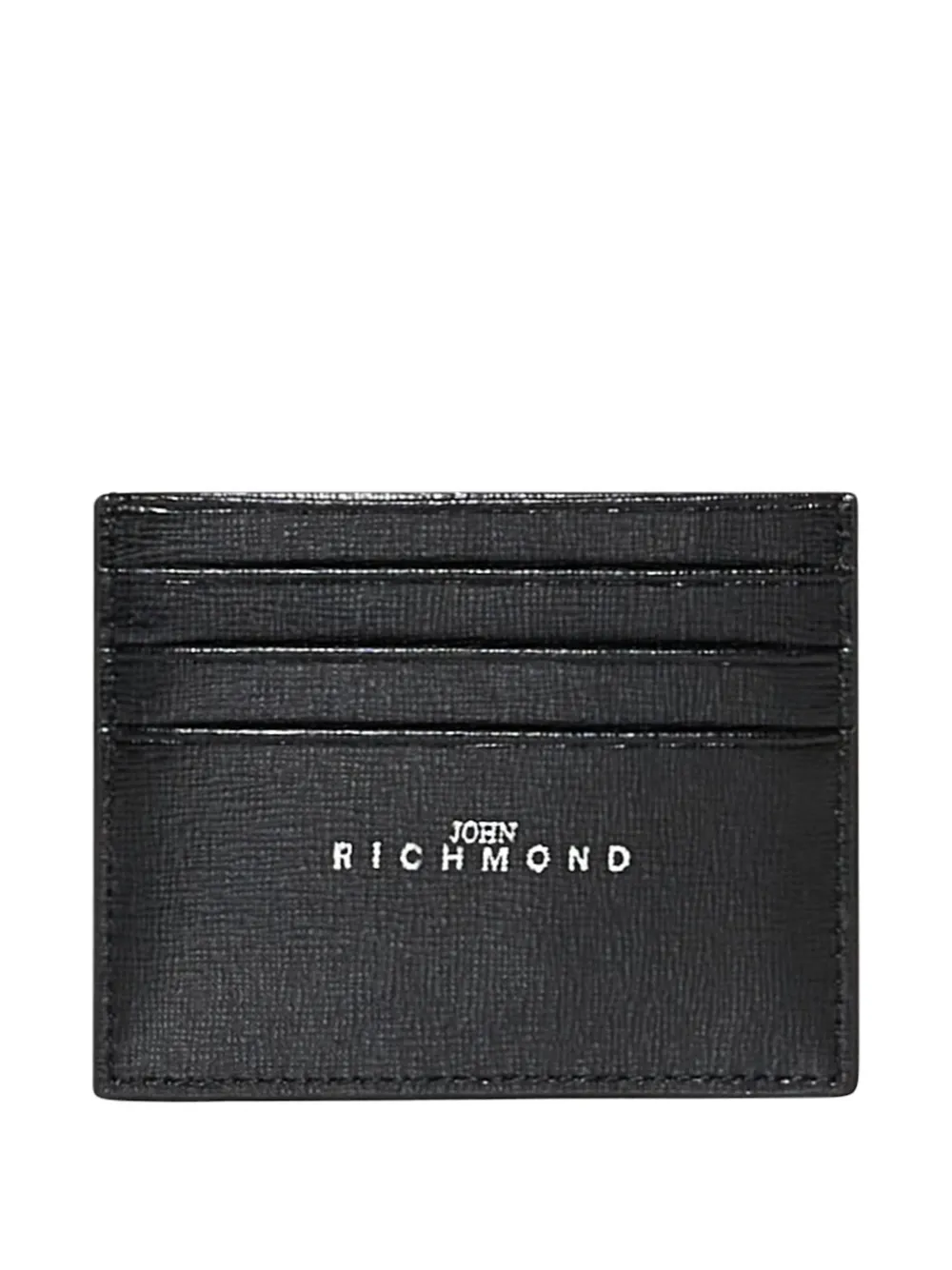 John Richmond Logo Cardholder In Black