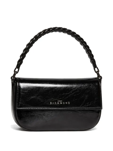 John Richmond mini braided-handle shoulder bag