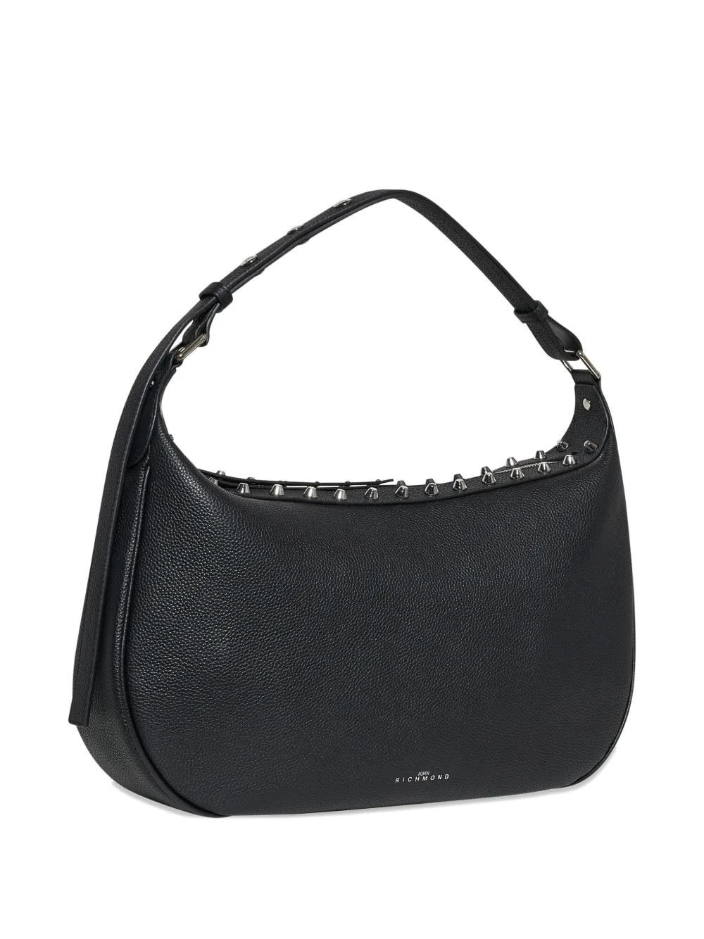 John Richmond Schoudertas met studs Zwart