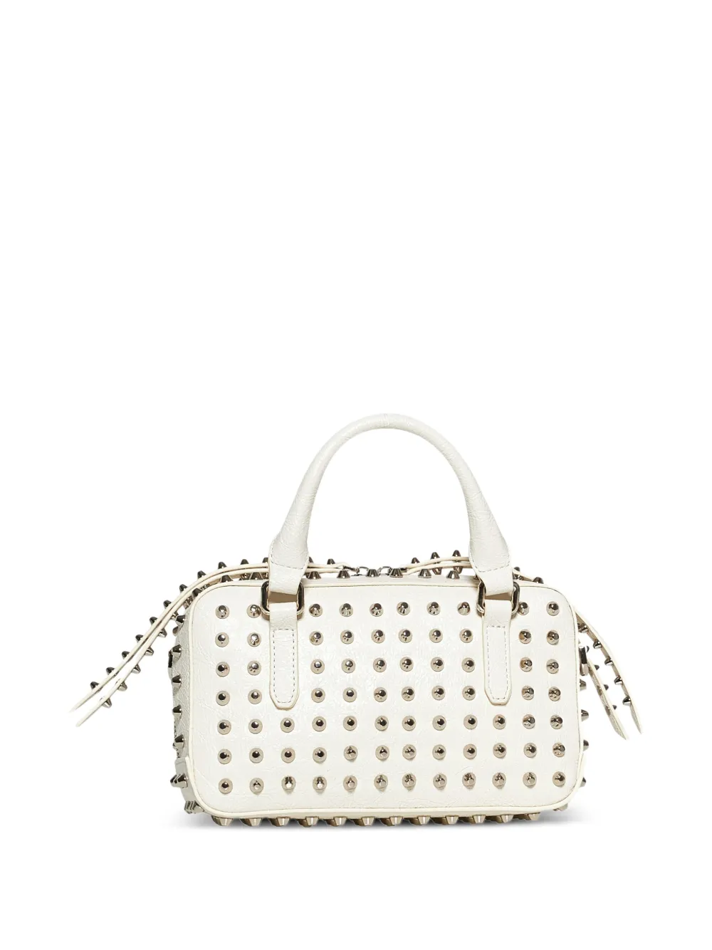 John Richmond Clutch met studs Wit