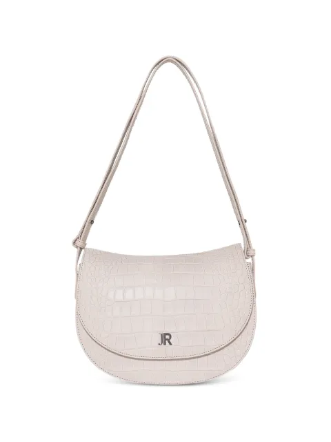 John Richmond croc-effect leather shoulder bag