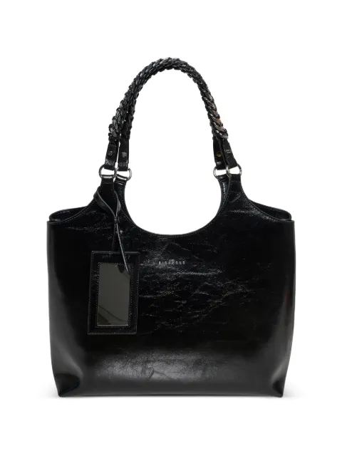 John Richmond braided-handle shoulder bag