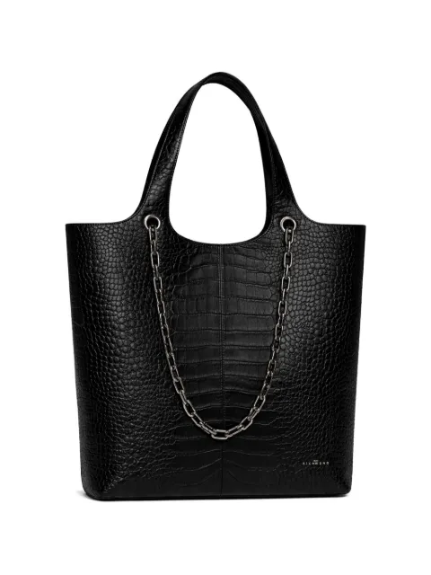 John Richmond croc-effect chain-detail tote bag