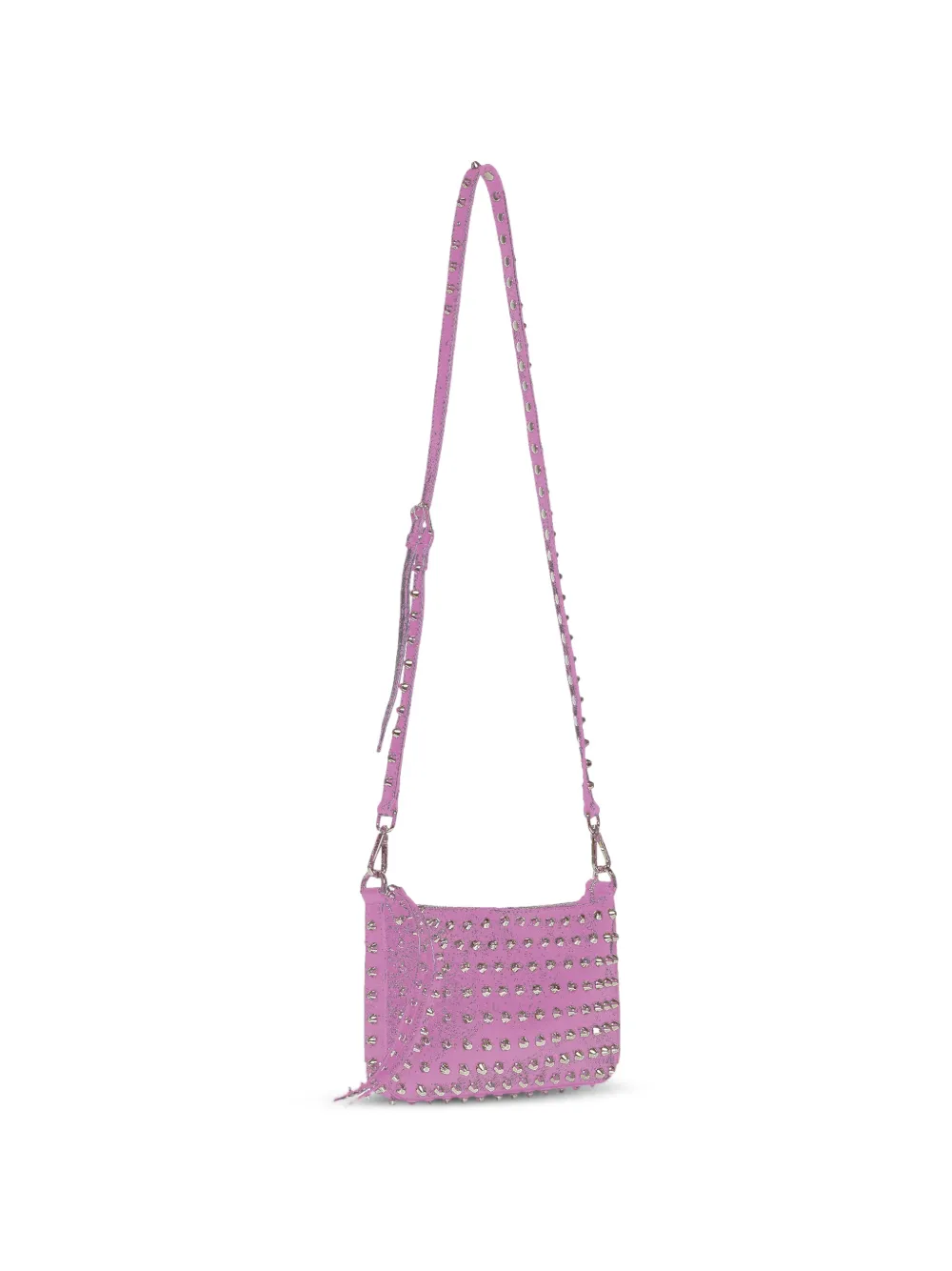 John Richmond Crossbodytas verfraaid met studs Paars