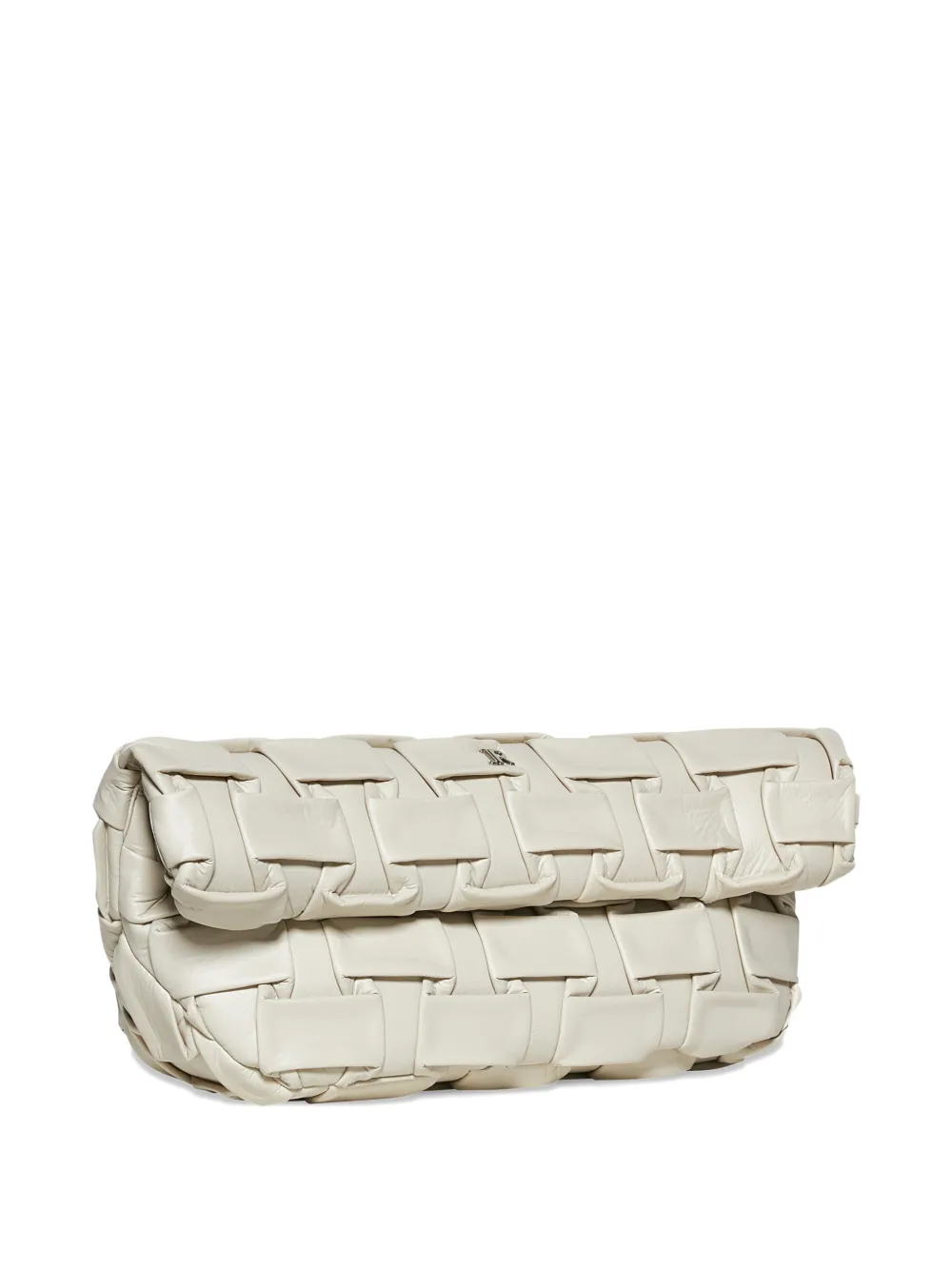 John Richmond Geweven clutch Wit