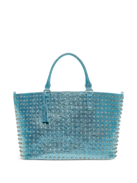 John Richmond studded metallic tote bag