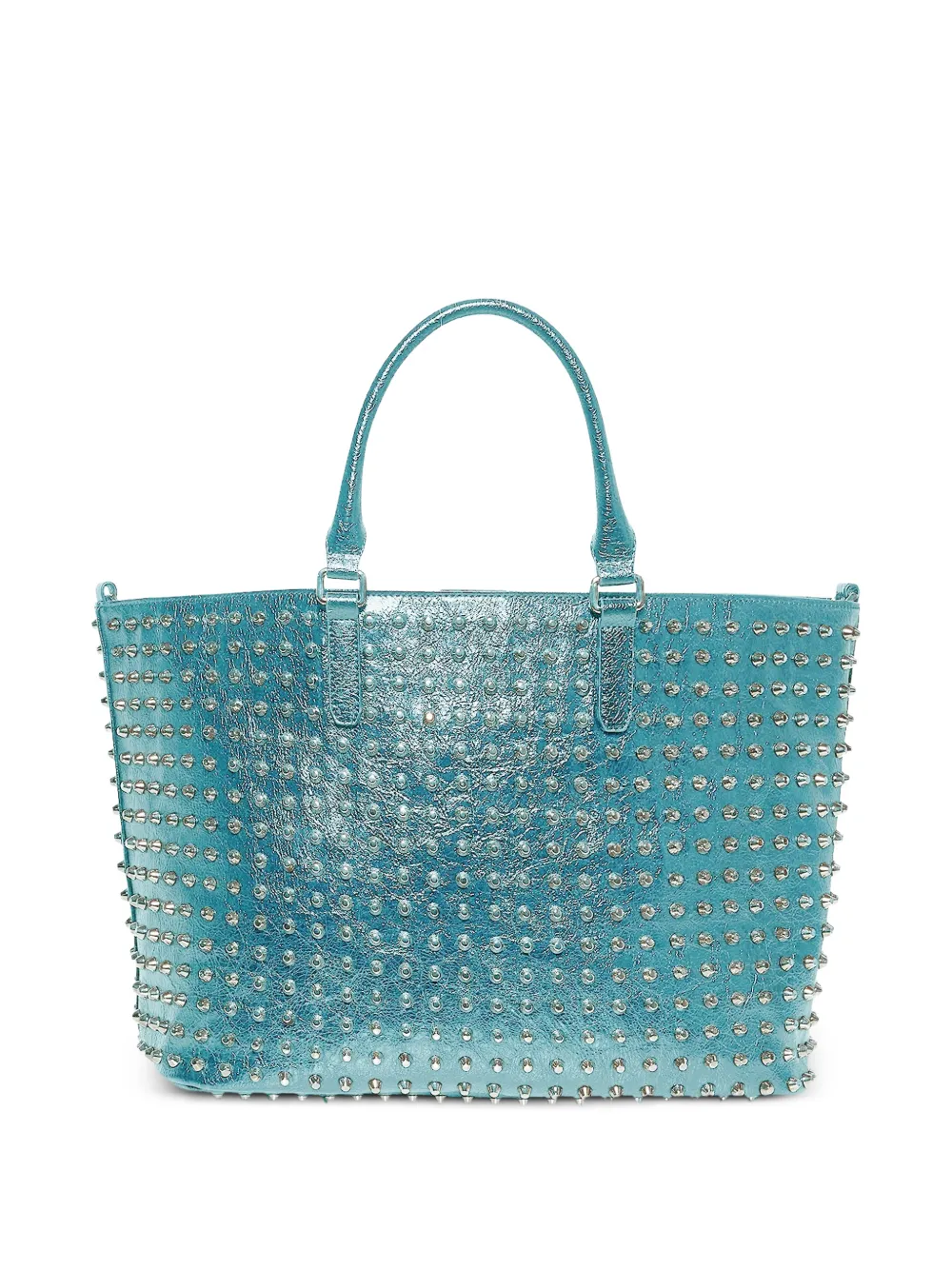 John Richmond Metallic shopper Blauw