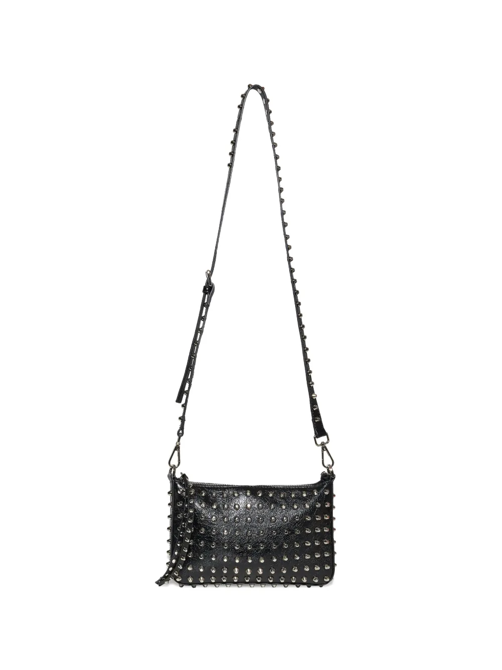 John Richmond mini studded shoulder bag - Nero