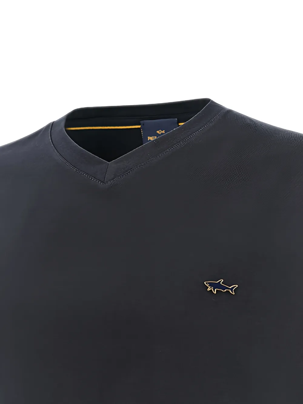 Paul & Shark Jersey T-shirt met V-hals Blauw
