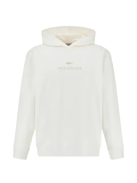 Paul & Shark logo-print hoodie