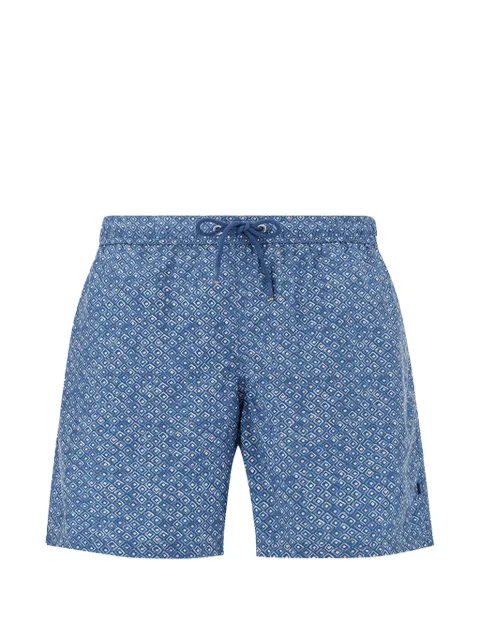 Paul & Shark shorts de playa con estampado Geometric Watercolour