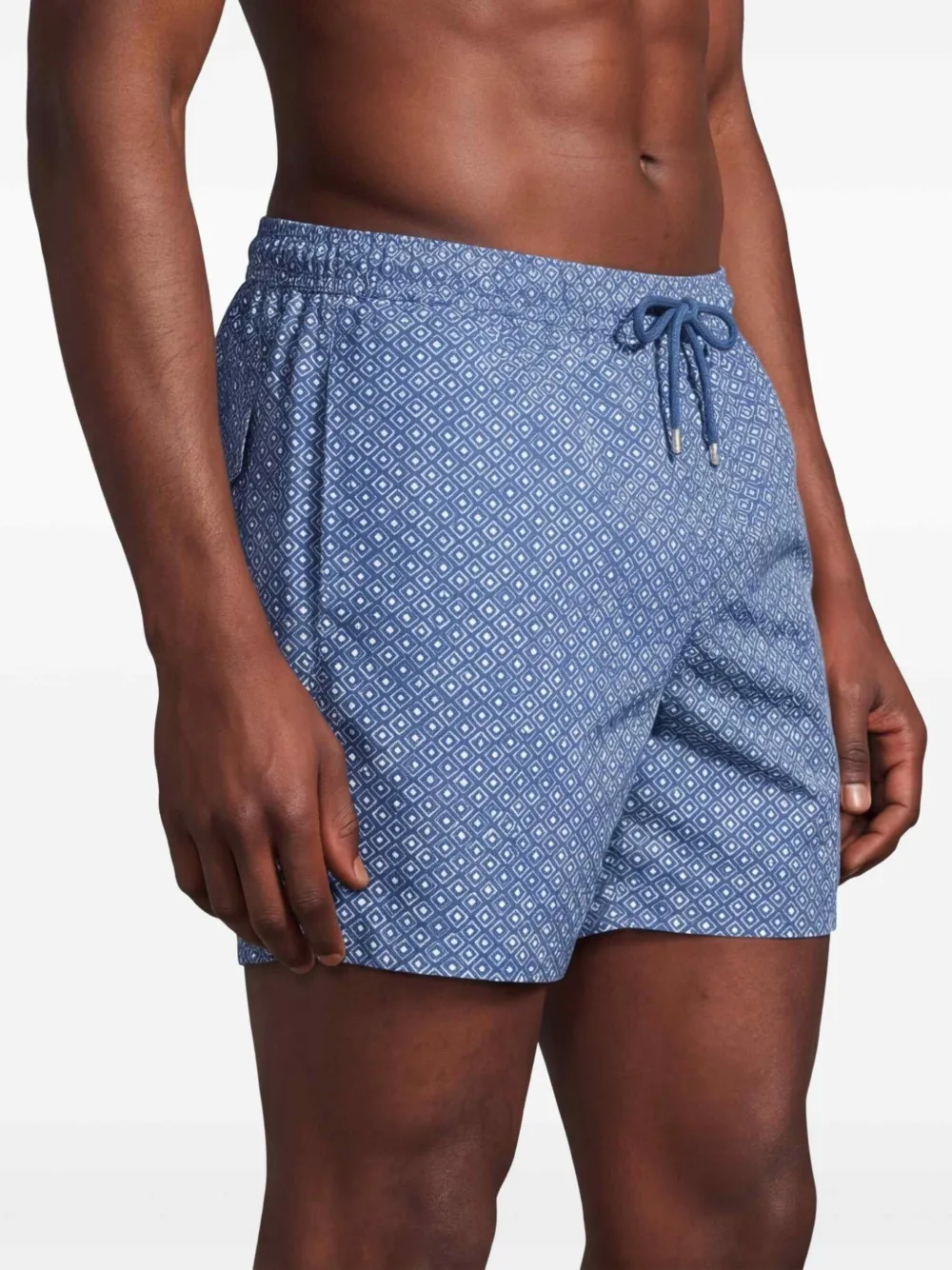 Paul & Shark Zwembroek met print Blauw
