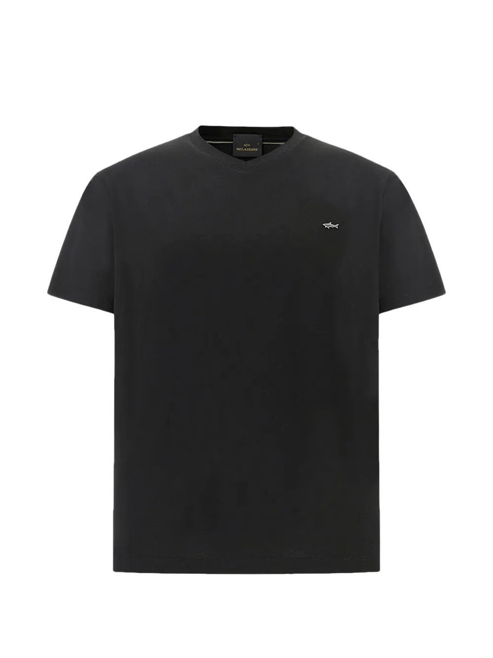 Paul & Shark mercerised V-neck T-shirt - Nero