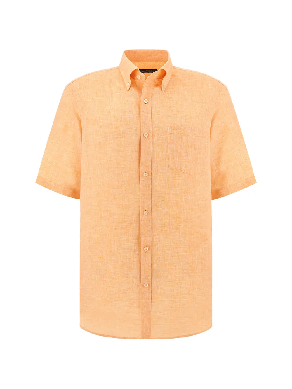 Paul & Shark short sleeve linen shirt - Arancione