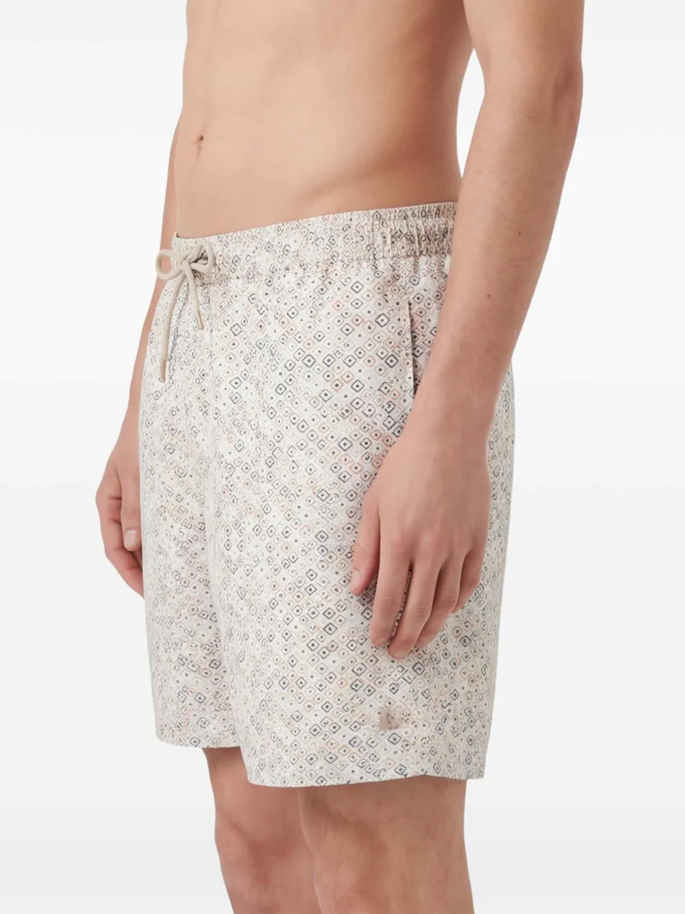 Paul & Shark Zwembroek met print Beige