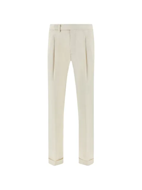 Paul & Shark double-pleats chino trousers