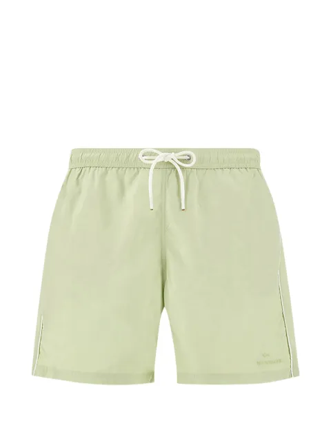 Paul & Shark logo-embroidery swim shorts 