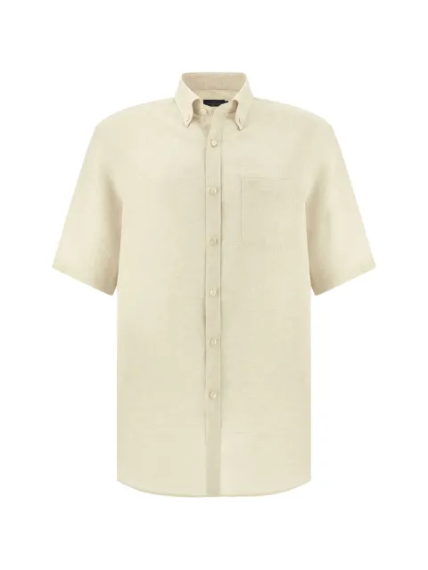 Paul & Shark short-sleeved linen shirt