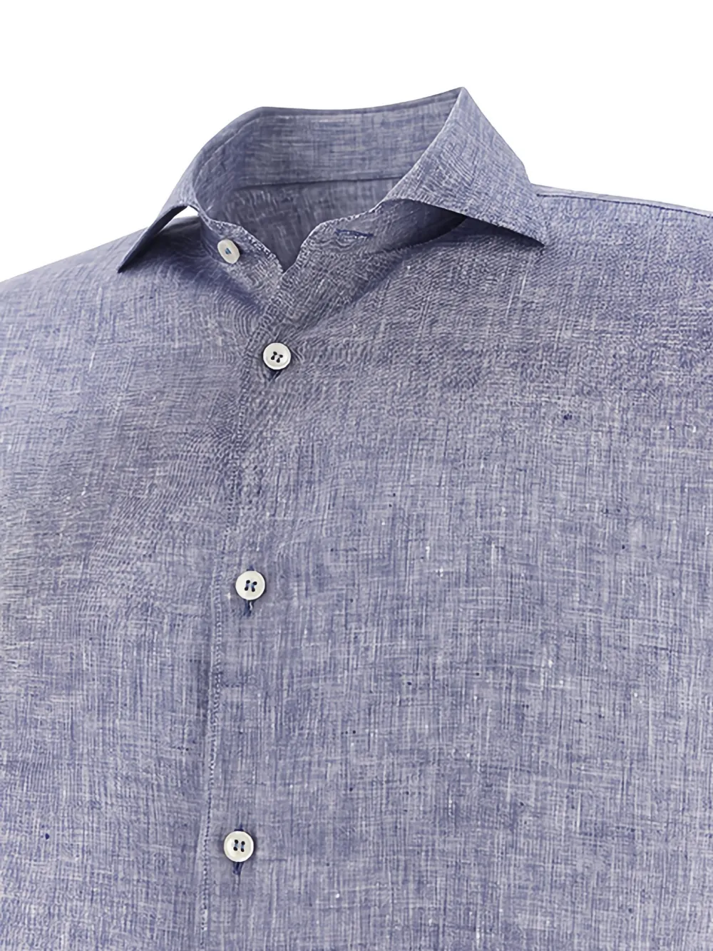 Paul & Shark Soffio linen shirt Blauw