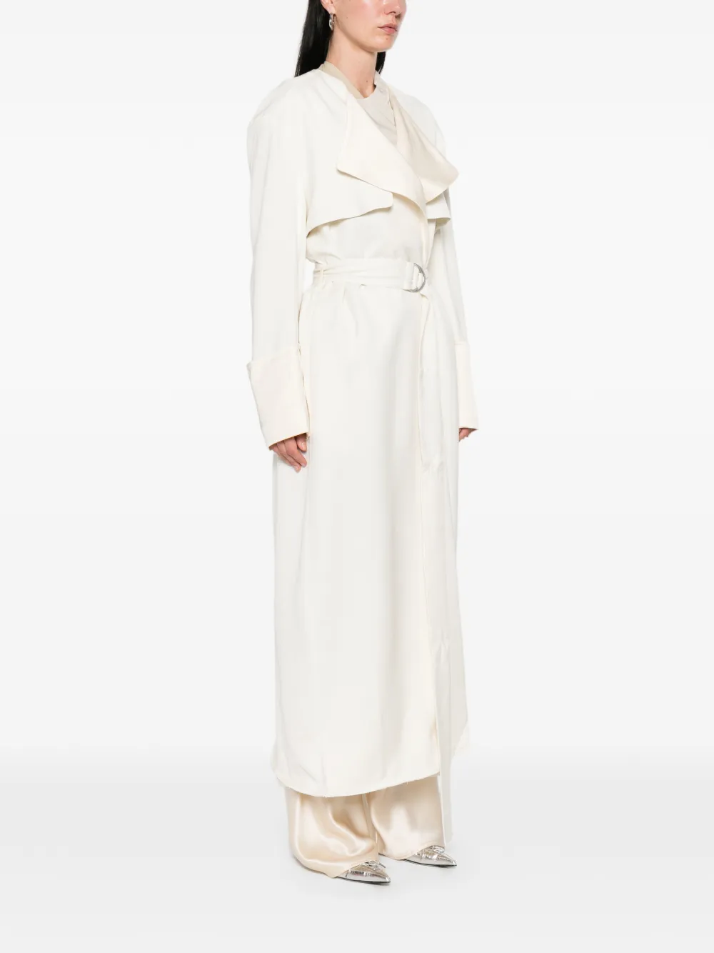  Entire Studios Vela Belted Trench Coat - Neutrals 