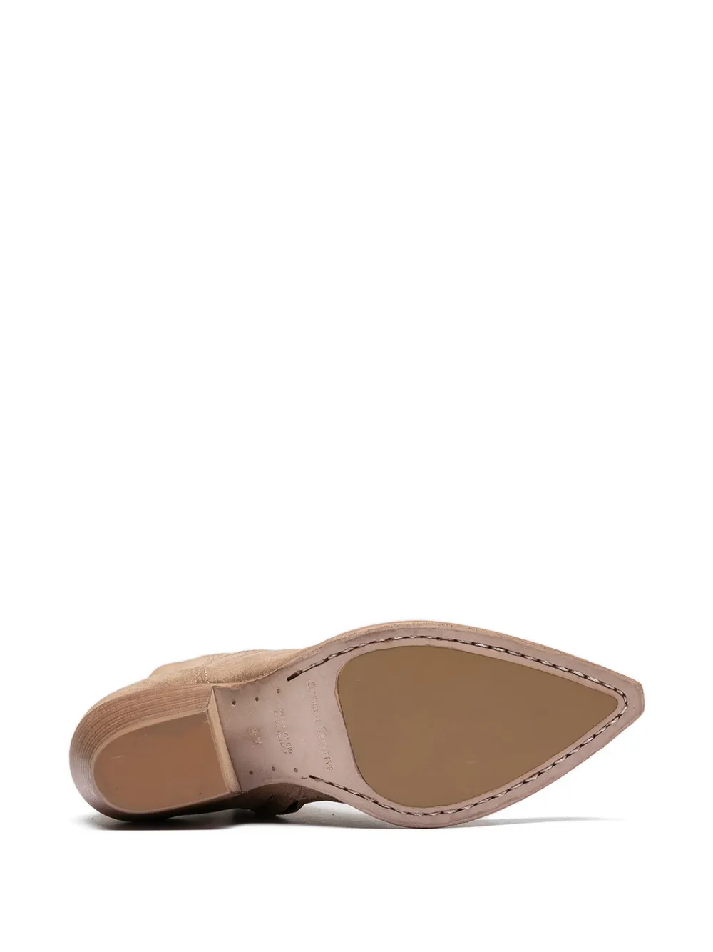 Officine Creative Wanda laarzen met rits Beige