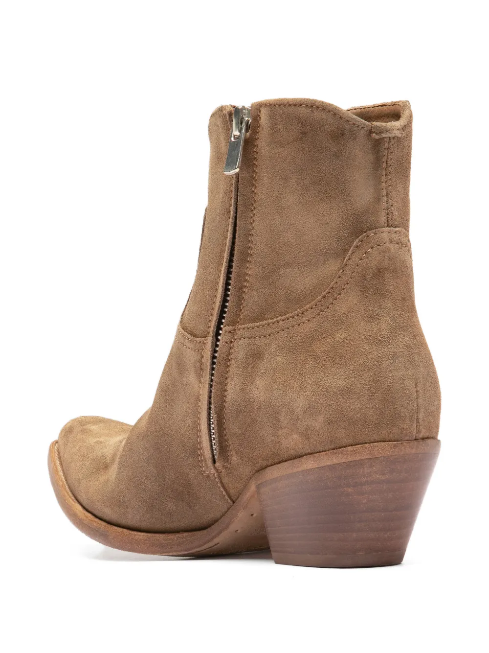 Officine Creative Wanda 103 leren laarzen met rits Beige