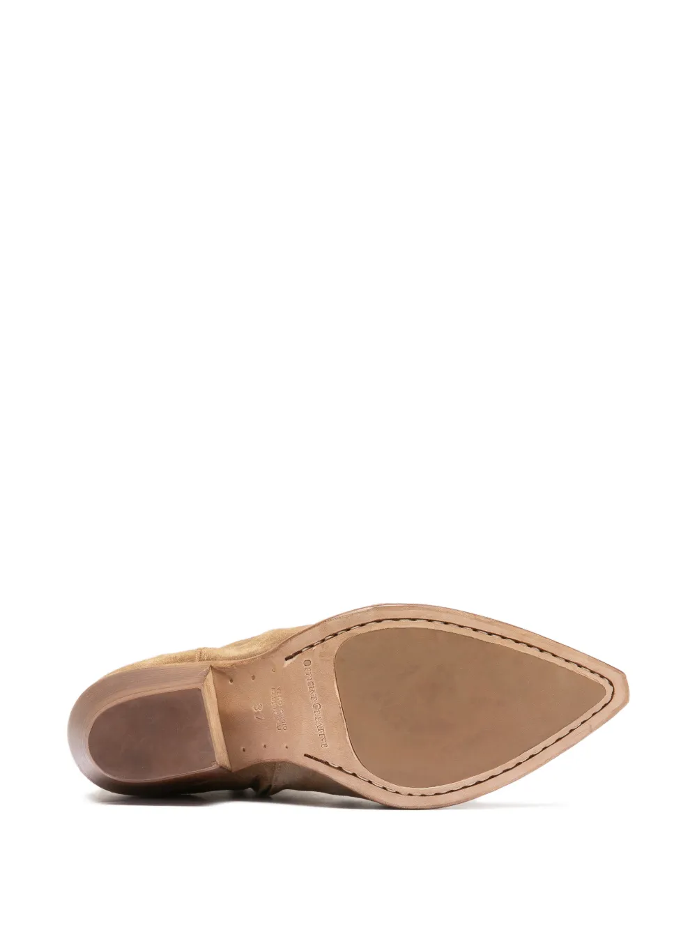 Officine Creative Wanda 103 leren laarzen met rits Beige