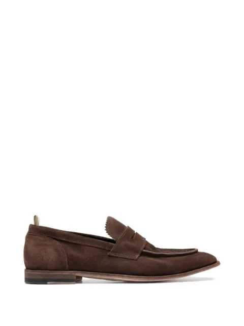 Officine Creative notched panel loafers