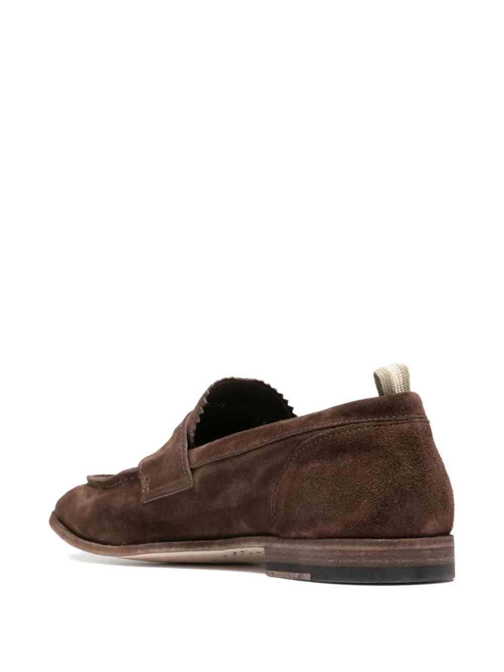 Officine Creative Loafers met gekerfd vlak Bruin