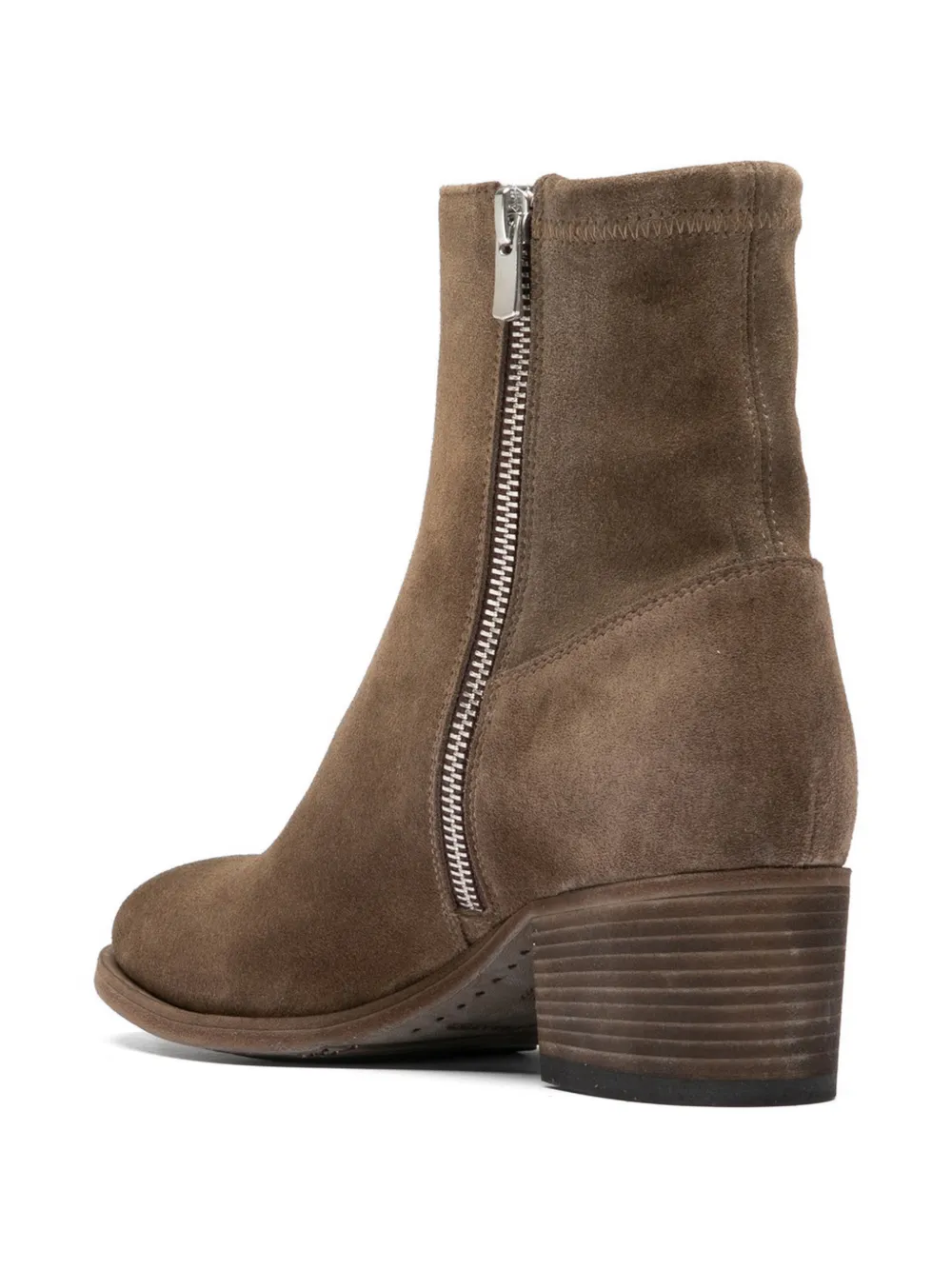 Officine Creative Denner 127 leren laarzen met rits Bruin