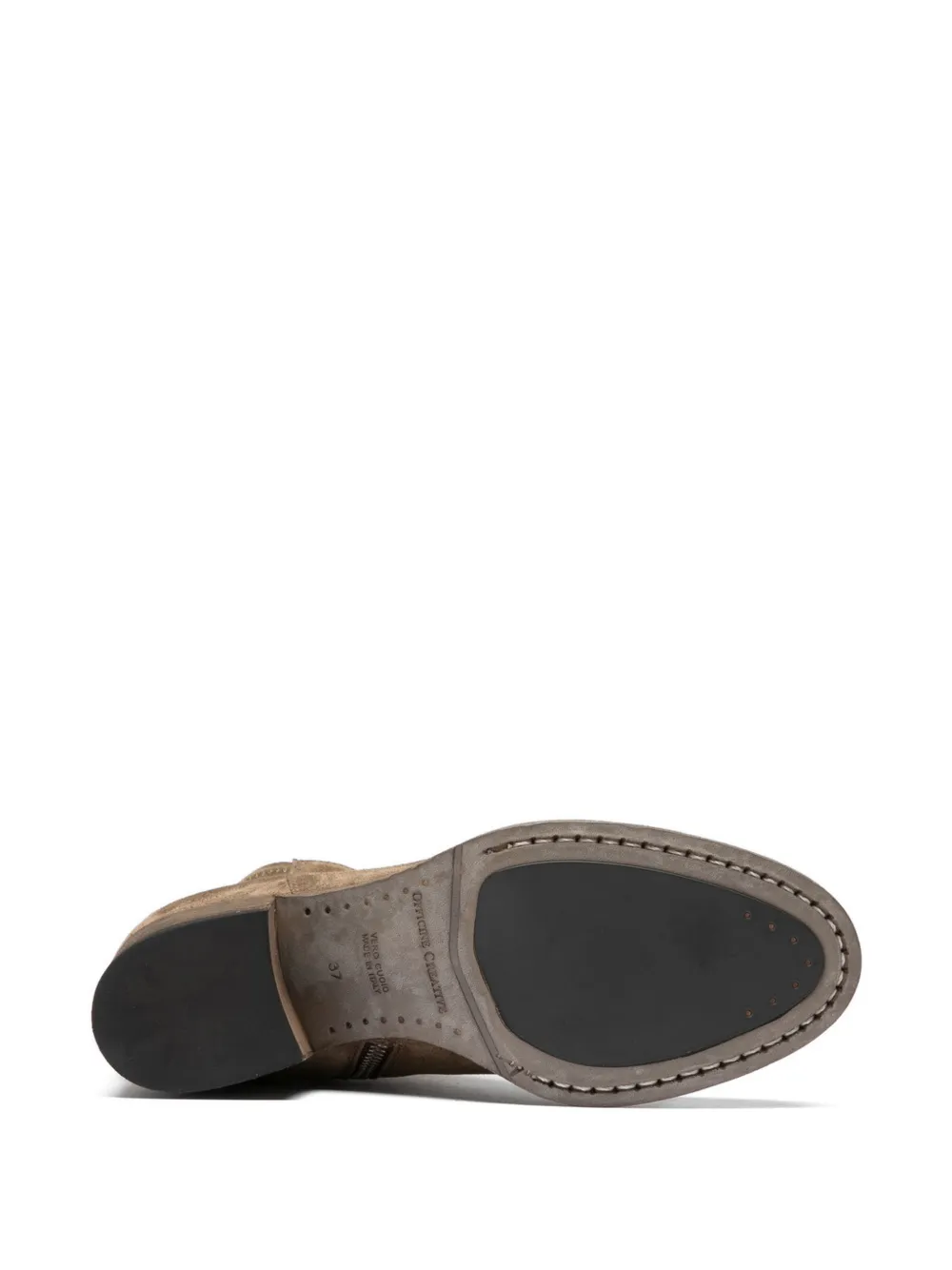 Officine Creative Denner 127 leren laarzen met rits Bruin