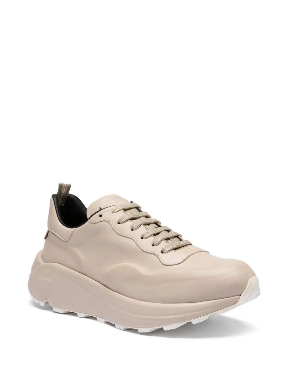 Officine Creative Sphyke 001 sneakers met plateauzool Beige