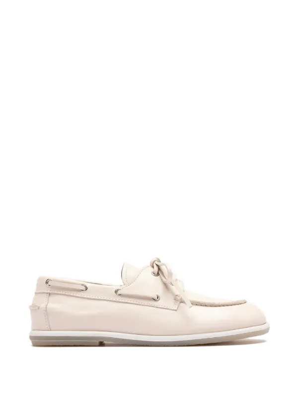 Officine Creative Love 101 Lace-up Loafers in Neutrals