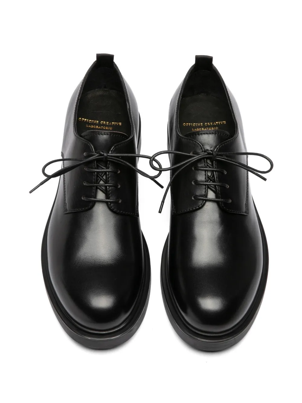 Officine Creative Engineer derby veterschoenen Zwart