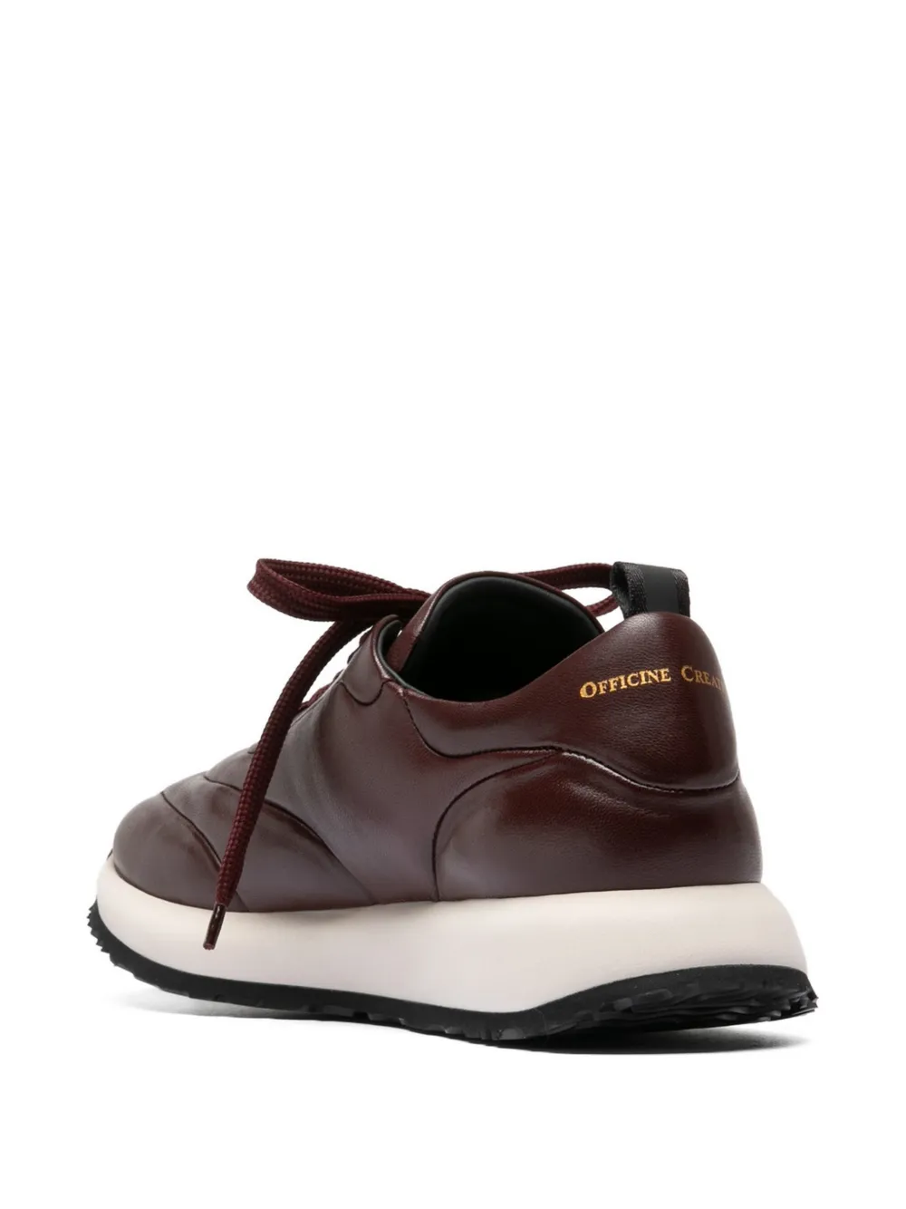Officine Creative Solstice 101 leren sneakers Bruin
