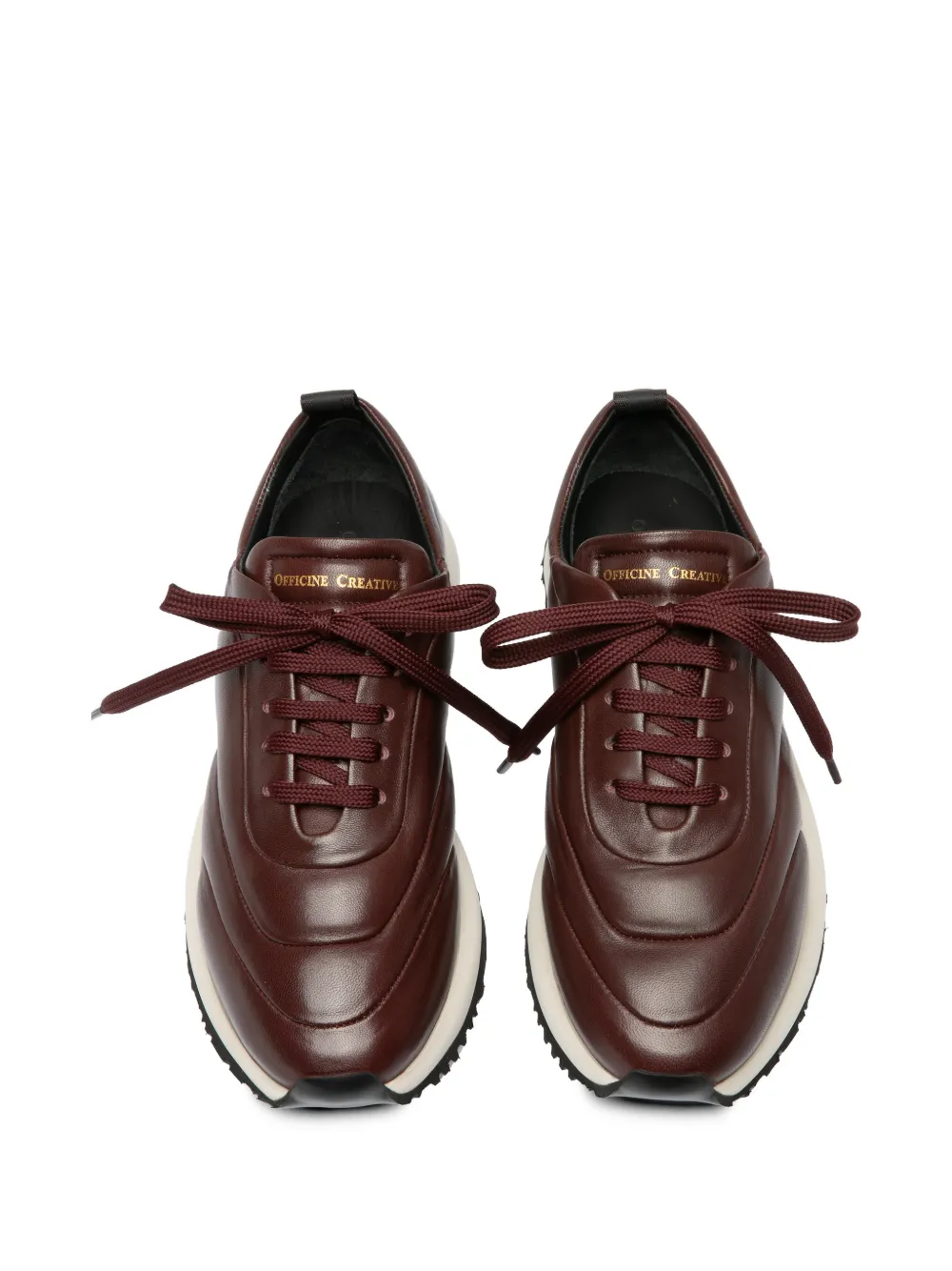 Officine Creative Solstice 101 leren sneakers Bruin