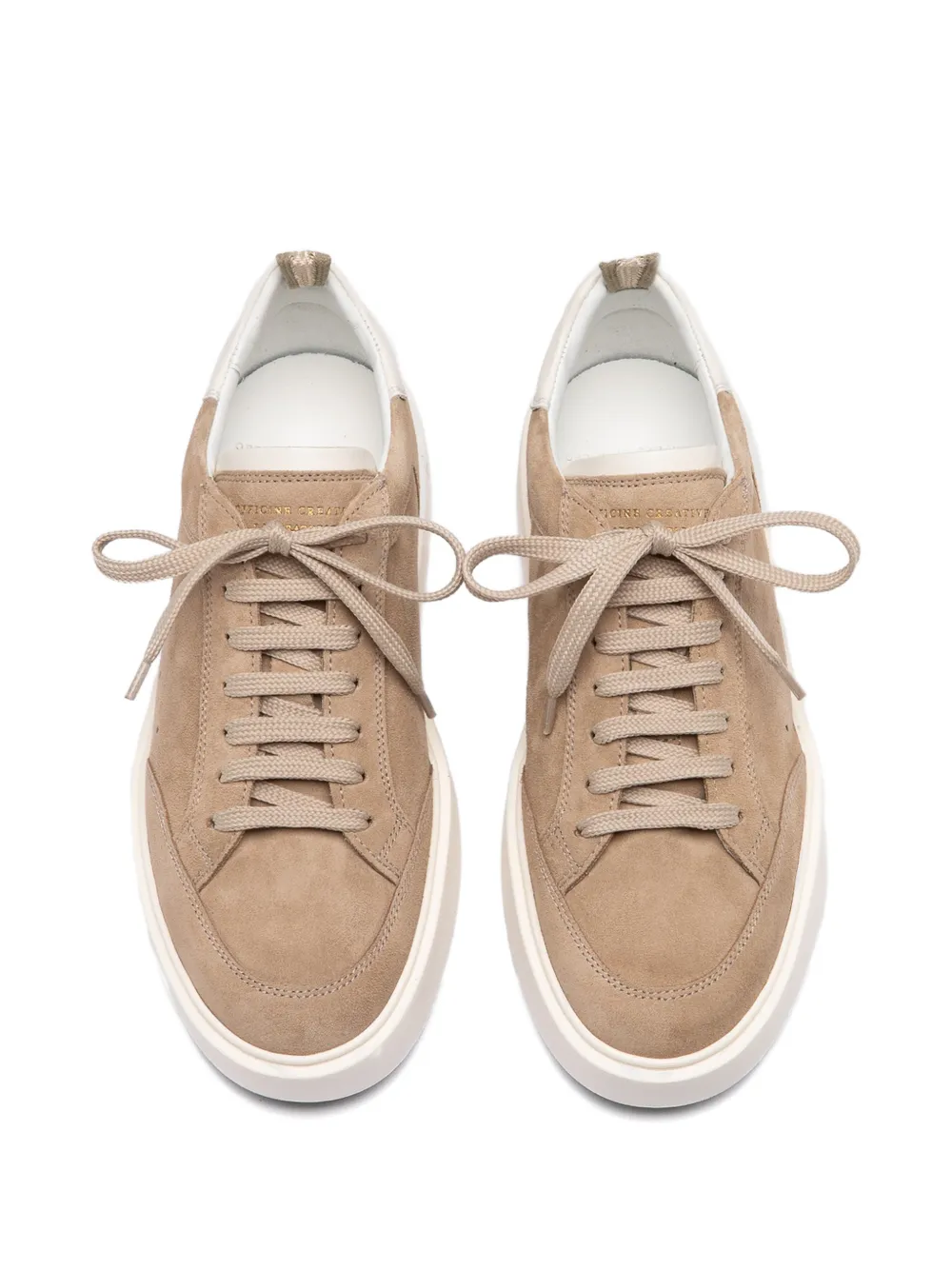 Officine Creative Sequel 101 leren sneakers Beige
