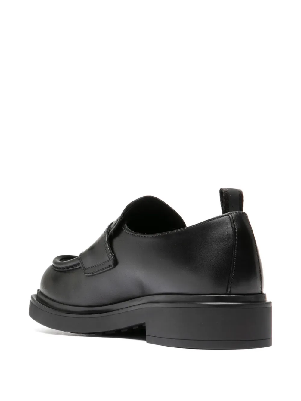 Officine Creative Engineer 101 leren loafers Zwart