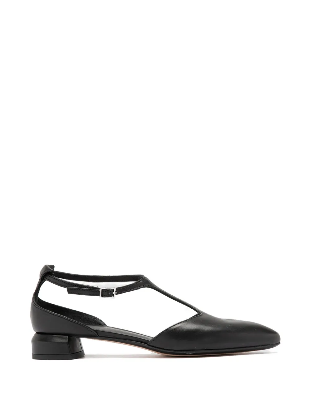 Officine Creative Sage leren pumps met T-bandje Zwart