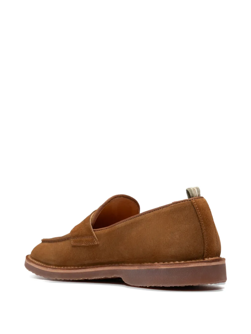 Officine Creative Kent leren loafers Bruin