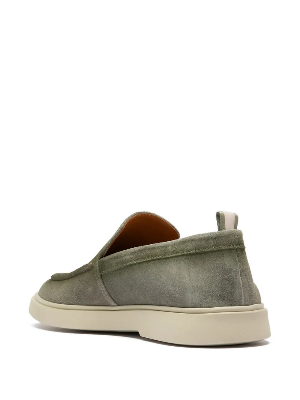 Officine Creative Bones leren loafers Groen