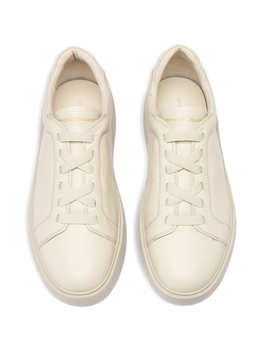 Officine Creative Tonale leren sneakers Beige