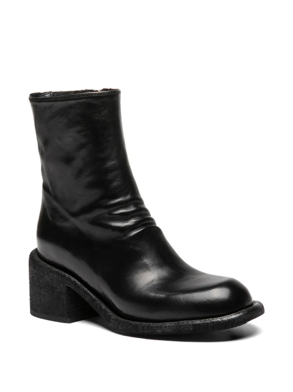 Officine Creative Leren laarzen met rits Zwart