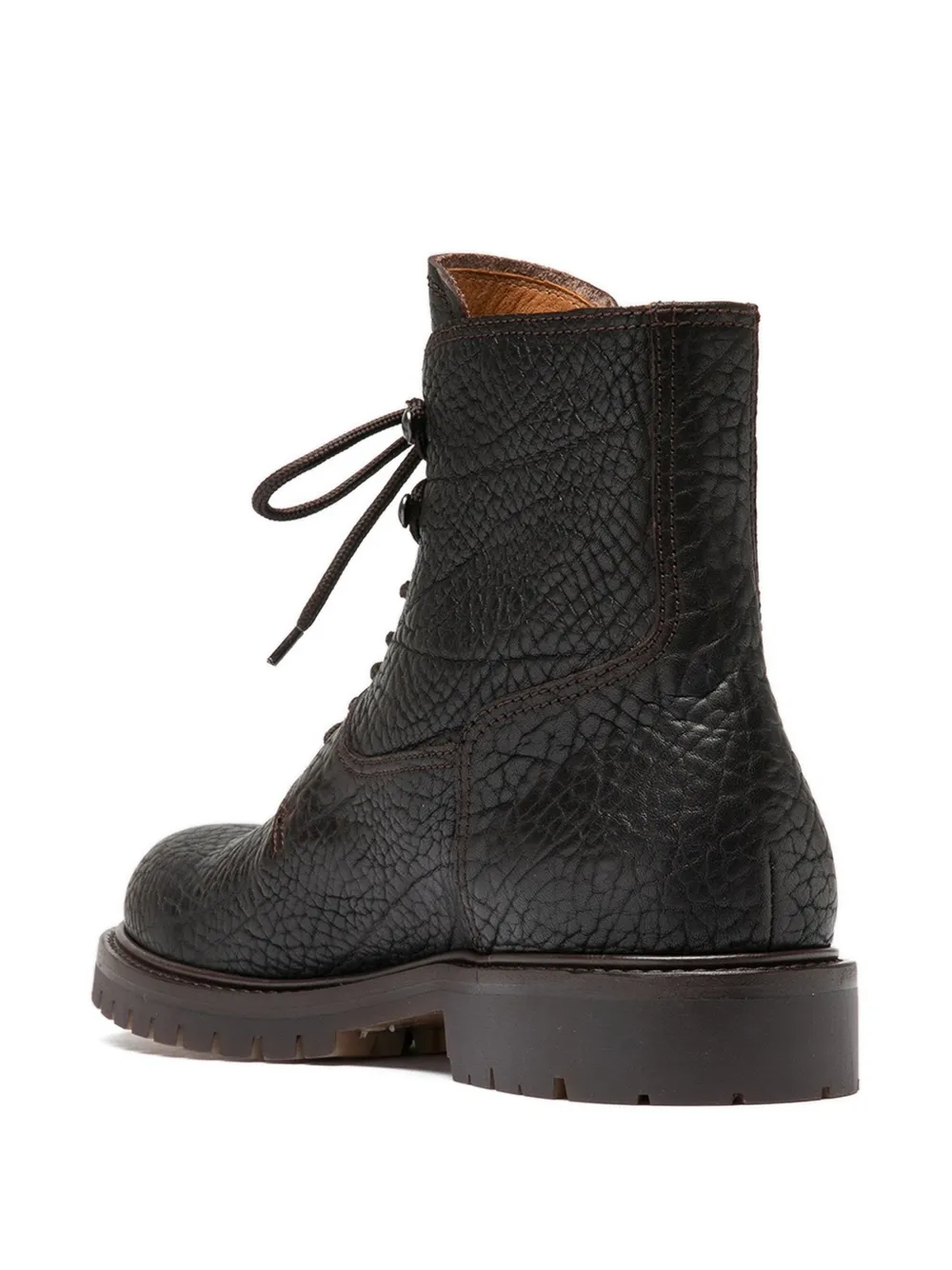 Officine Creative Leren veterlaarzen Bruin