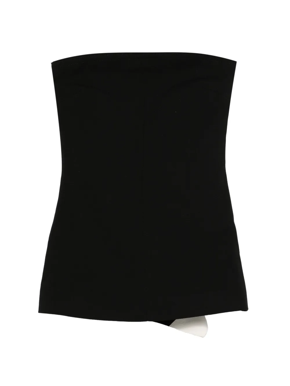ENTIRE STUDIOS strapless panelled top - Nero