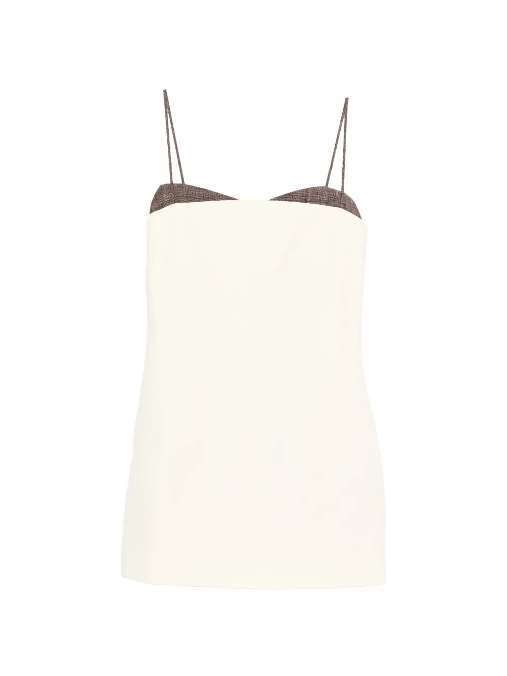 ENTIRE STUDIOS adjustable-strap panel mini dress - Toni neutri